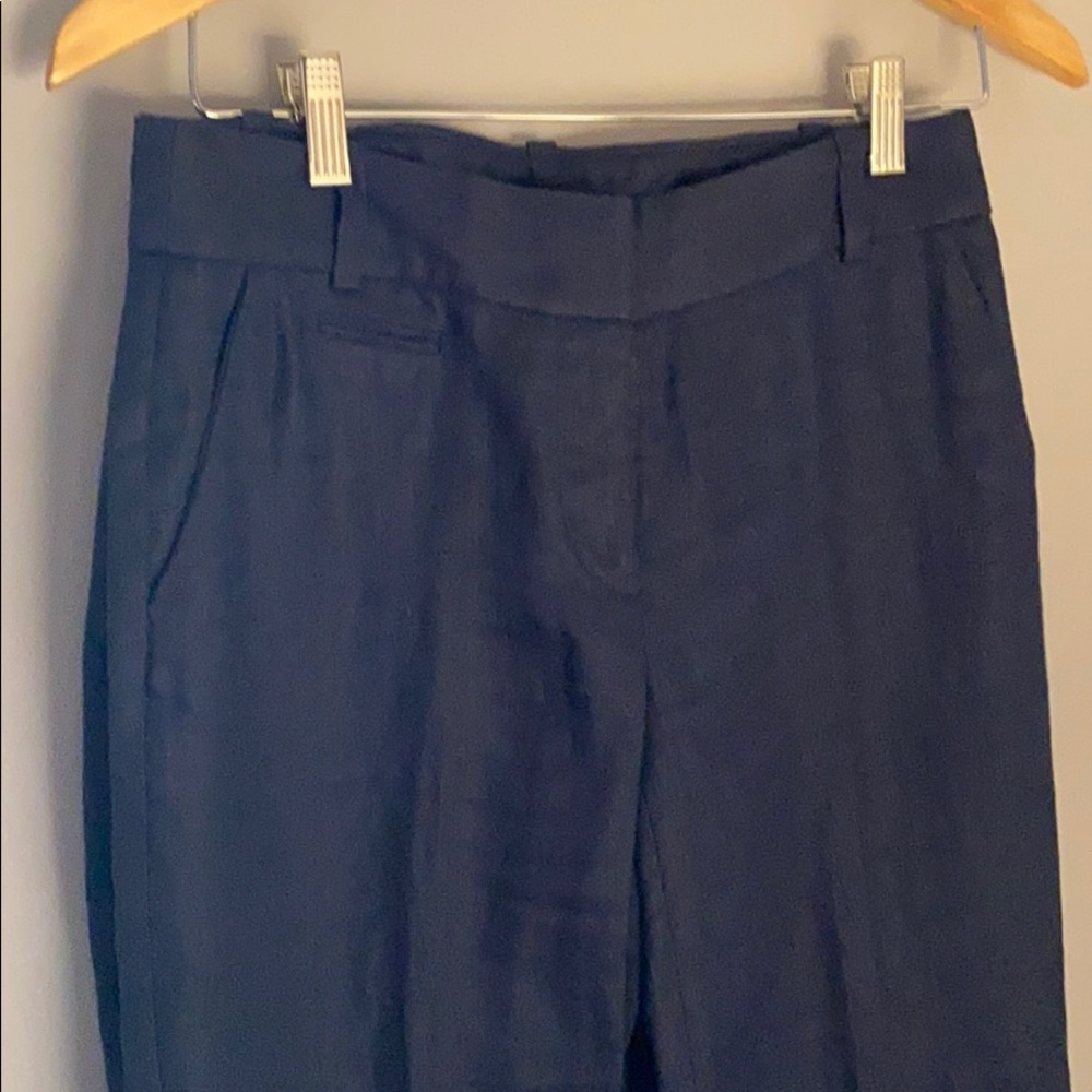 J CREW LINEN CAFE TROUSER!